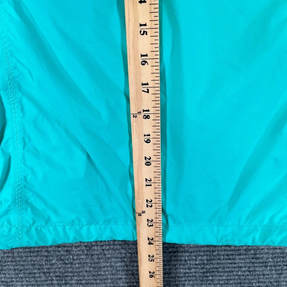 North Face Windbreaker Jacket Girls M 10/12 Teal Purple Hooded School Outdoor